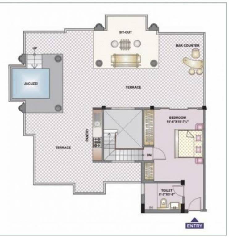  royal palms Floor Plan Terrace Floor Plan