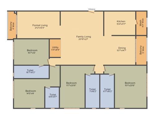 Prudent Two Janki Shah (4BHK+4T (4,567 sq ft) 4567 sq ft)