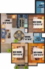 Nimi Symbolic Homes (3BHK+2T (1,200 sq ft) 1200 sq ft) Nimi Symbolic Homes (3BHK+2T (1,200 sq ft) 1200 sq ft)