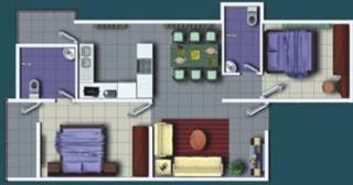 Kritan Kushal (2BHK+2T (1,195 sq ft) 1195 sq ft) Kritan Kushal (2BHK+2T (1,195 sq ft) 1195 sq ft)