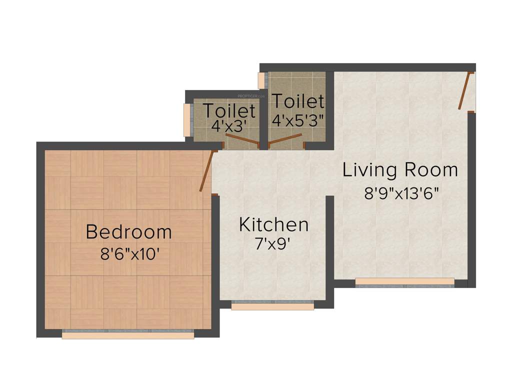 Kritika Shaligram Township (1BHK+1T (600 sq ft) 600 sq ft)