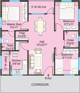 1132 Sq Ft 3 Bhk Floor Plan Image Modi Builders And Realtors Lotus Homes Available For Sale Rs In 34 24 Lacs Proptiger Com 1132 Sq Ft 3 Bhk Floor Plan Image Modi Builders And Realtors Lotus Homes Available For Sale Rs In 34 24 Lacs Proptiger Com
