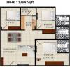 SRC Sky Asta (3BHK+3T (1,398 sq ft) 1398 sq ft)