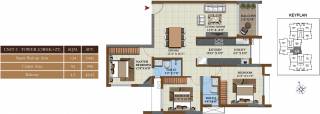 Salarpuria Sattva Opus (3BHK+2T (1,441 sq ft) 1441 sq ft)