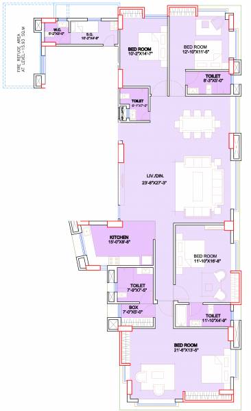 Swastic Mitra Tower (4BHK+4T (3,275 sq ft) + Servant Room 3275 sq ft) Swastic Mitra Tower (4BHK+4T (3,275 sq ft) + Servant Room 3275 sq ft)