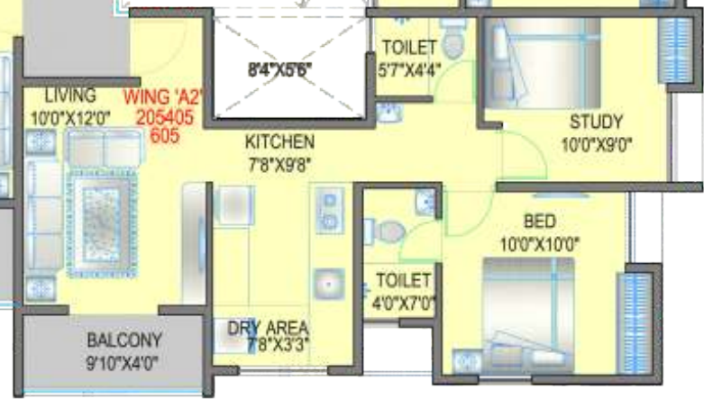  aabhas phase i Floor Plan Floor Plan