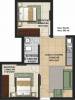Casagrand Crescendo (2BHK+1T (589 sq ft) 589 sq ft)