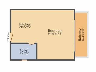 Godrej The Suites (1BHK+1T (710 sq ft) 710 sq ft) Godrej The Suites (1BHK+1T (710 sq ft) 710 sq ft)