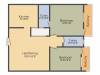 i5 Abinaya (2BHK+2T (1,105 sq ft) 1105 sq ft)