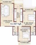 Swastik Grand 90 (2BHK+2T (1,067 sq ft) 1067 sq ft)