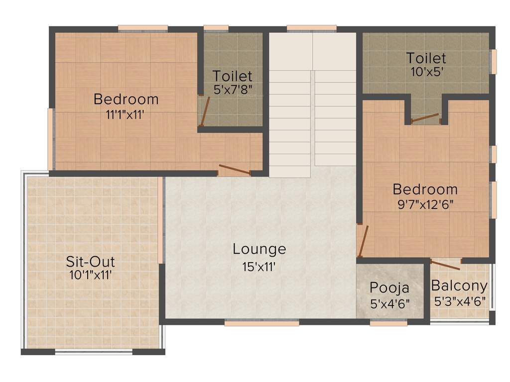 Namaha Rhythm (3BHK+3T (2,020 sq ft) 2020 sq ft)