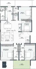 Avant One93 (3BHK+4T (3,000 sq ft) + Study Room 3000 sq ft)