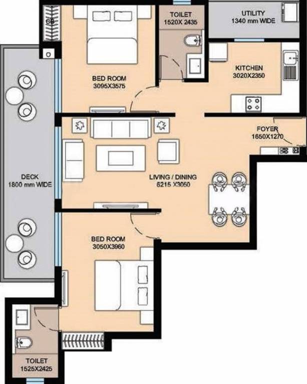 Saha Eminence (2BHK+2T (1,300 sq ft) 1300 sq ft) Saha Eminence (2BHK+2T (1,300 sq ft) 1300 sq ft)