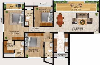 Dipti Ocean Terraces (3BHK+3T (1,250 sq ft) 1250 sq ft) Dipti Ocean Terraces (3BHK+3T (1,250 sq ft) 1250 sq ft)