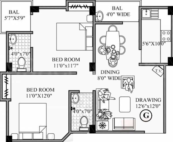 Lakhan Kutir (2BHK+2T (920 sq ft) 920 sq ft) Lakhan Kutir (2BHK+2T (920 sq ft) 920 sq ft)
