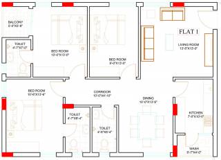 Doyen Gayatri (3BHK+3T (1,385 sq ft) 1385 sq ft) Doyen Gayatri (3BHK+3T (1,385 sq ft) 1385 sq ft)