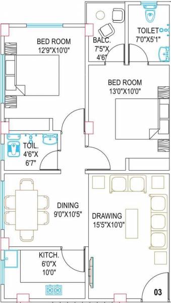 Agrani Prachi (2BHK+2T (940 sq ft) 940 sq ft) Agrani Prachi (2BHK+2T (940 sq ft) 940 sq ft)