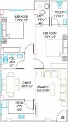 Agrani Prachi (2BHK+2T (940 sq ft) 940 sq ft) Agrani Prachi (2BHK+2T (940 sq ft) 940 sq ft)