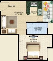Agrani Kalawati Regency (1BHK+1T (565 sq ft) 565 sq ft) Agrani Kalawati Regency (1BHK+1T (565 sq ft) 565 sq ft)