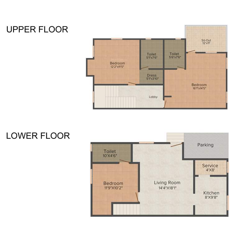 Doshi Serene County (3BHK+3T (1,740 sq ft) 1740 sq ft)