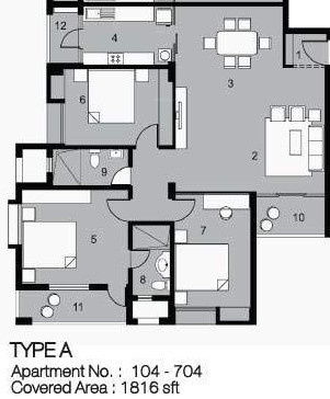 Sampoorna (3BHK+2T (1,816 sq ft) 1816 sq ft) Sampoorna (3BHK+2T (1,816 sq ft) 1816 sq ft)