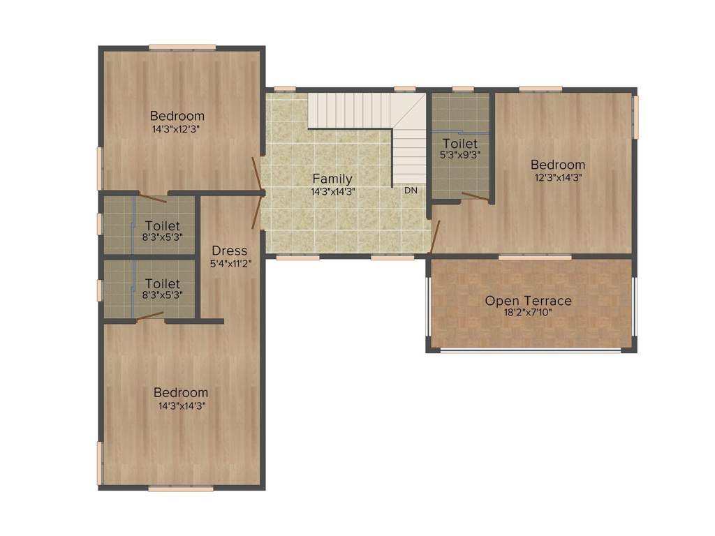 Lancor Town And Country (4BHK+4T (2,464 sq ft) 2464 sq ft)