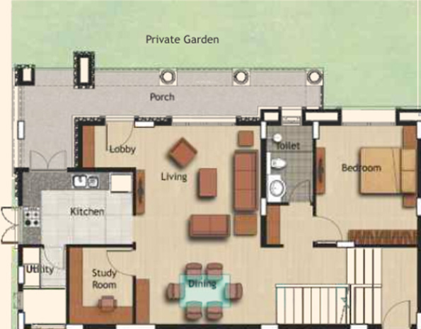 westernhills Floor Plan Upper Level Duplex Plan