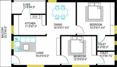 Mourya Sannidhi (2BHK+2T (1,125 sq ft) 1125 sq ft)