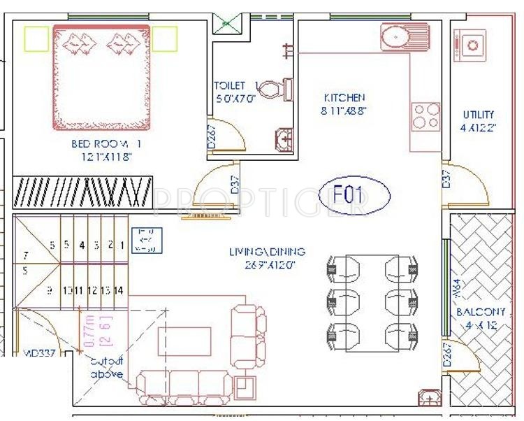 Kristal Quartz4 (3BHK+3T (1,518 sq ft) 1518 sq ft)