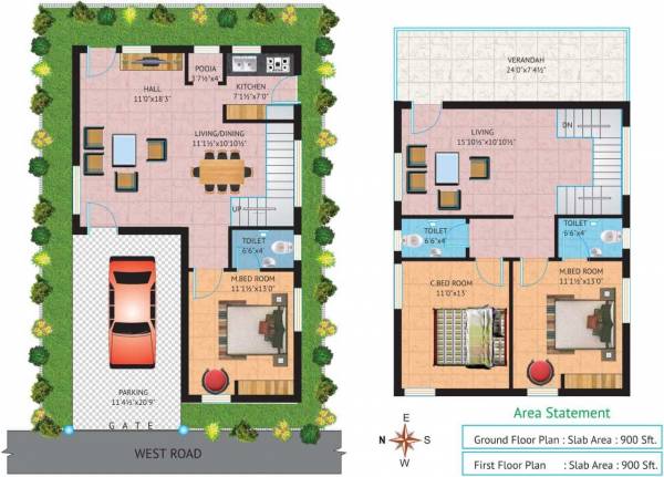 floorPlan of Tripura Pleasant Valley