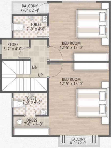 Nyalkaran Shree Siddheshwar Hilarious (4BHK+4T (1,562 sq ft) 1562 sq ft)