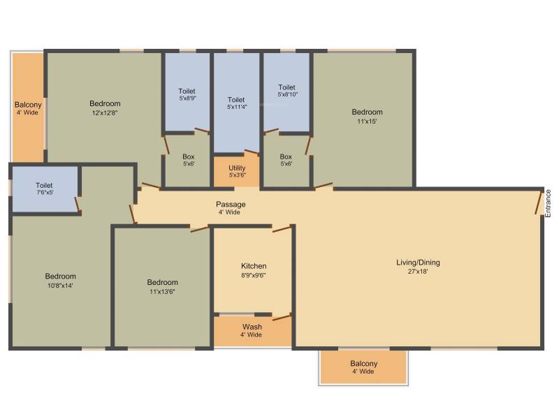Prasad Rare Earth (4BHK+4T (2,062 sq ft) 2062 sq ft)