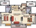 Casagrand White Oak (3BHK+3T (2,285 sq ft)   Study Room 2285 sq ft)