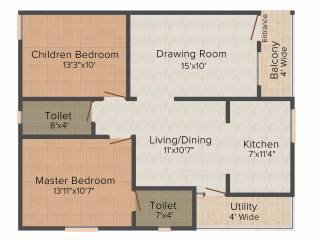Lakshmi Pras Heights (2BHK+2T (1,176 sq ft) 1176 sq ft) Lakshmi Pras Heights (2BHK+2T (1,176 sq ft) 1176 sq ft)