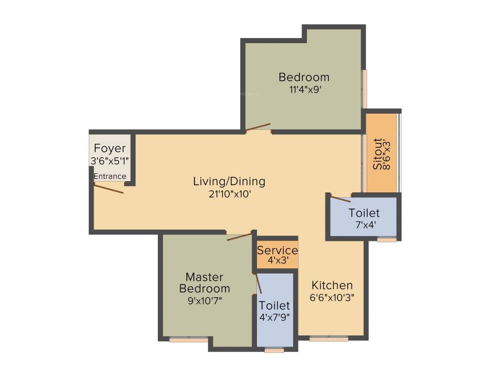 Sundaram Sundaram Valley (2BHK+2T (879 sq ft) 879 sq ft) Sundaram Sundaram Valley (2BHK+2T (879 sq ft) 879 sq ft)