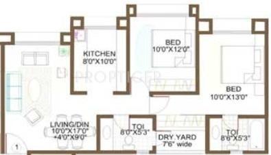 Neelam Vardhaman Estate (2BHK+2T (1,200 sq ft) 1200 sq ft)