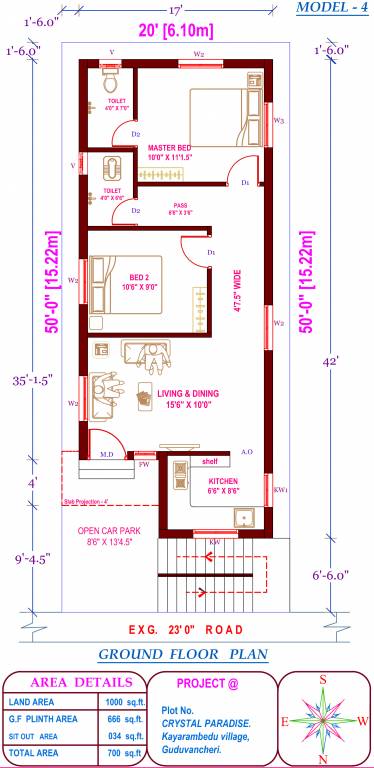 KPN Crystal Paradise (2BHK+2T (731 sq ft) 731 sq ft) KPN Crystal Paradise (2BHK+2T (731 sq ft) 731 sq ft)