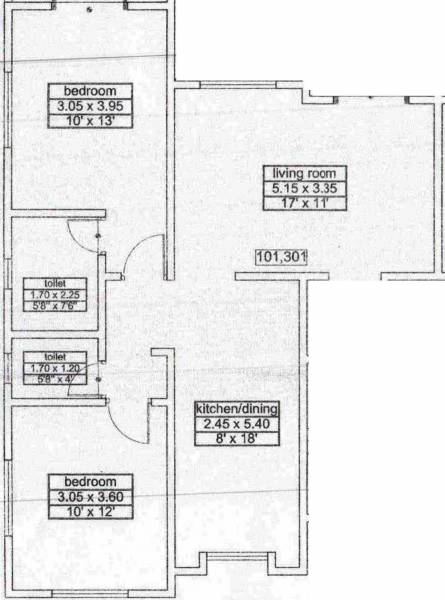 Hem Decent Homes (2BHK+2T (1,165 sq ft) 1165 sq ft)