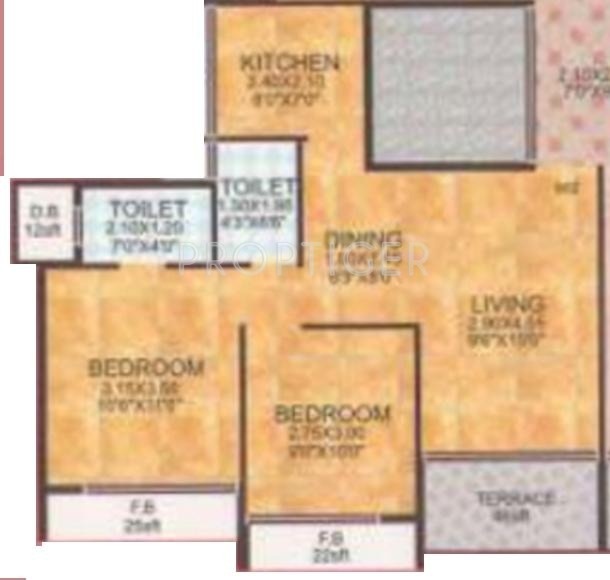 Solanki Residency (2BHK+2T (1,010 sq ft) 1010 sq ft) Solanki Residency (2BHK+2T (1,010 sq ft) 1010 sq ft)