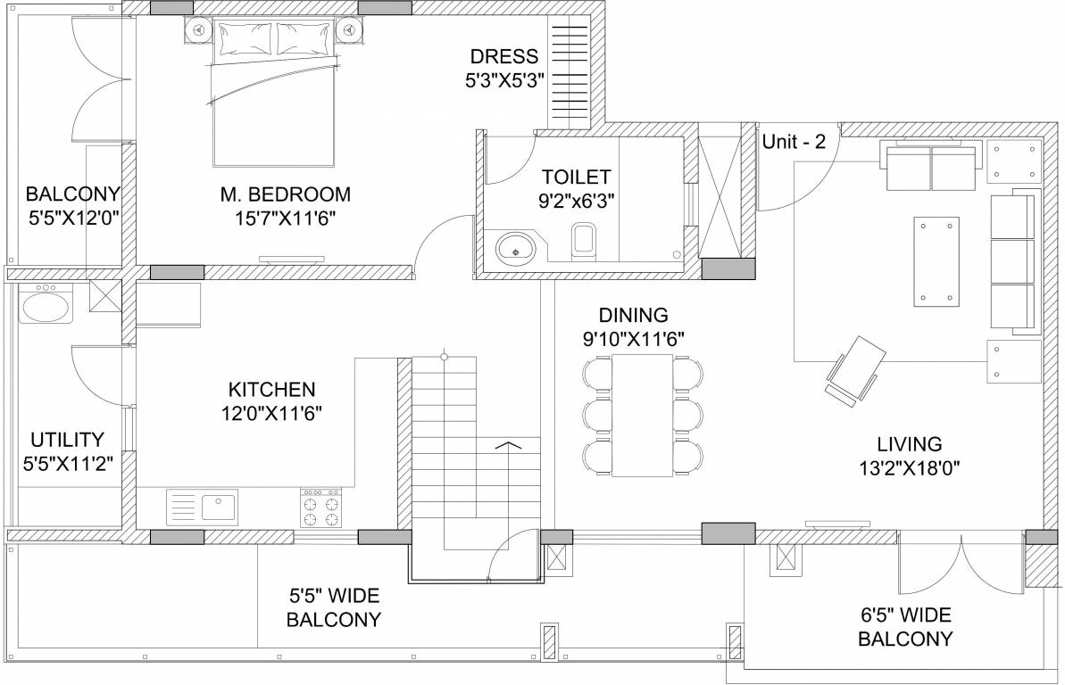 DS DSMAX SWISS CASTLE (3BHK+3T (2,855 sq ft) 2855 sq ft)