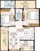 Dhanuka Sunshine Krishna (2BHK+2T (1,087 sq ft) 1087 sq ft)