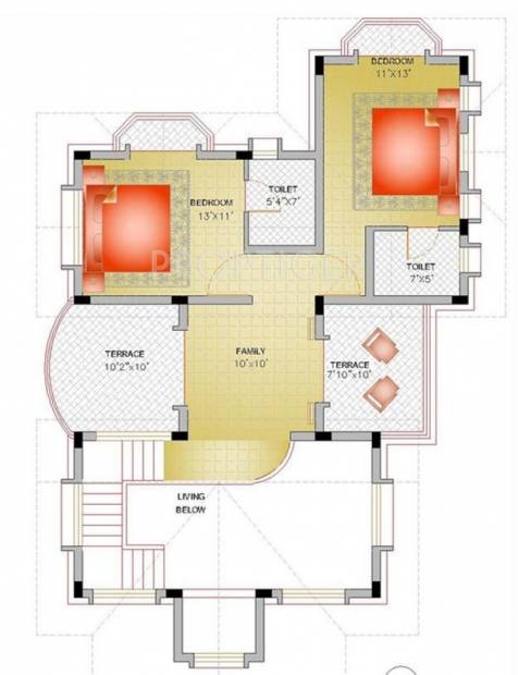 Runwal Song of Life County (3BHK+3T (2,311 sq ft)   Servant Room 2311 sq ft)