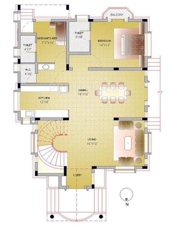 Runwal Song of Life County (3BHK+3T (2,716 sq ft) Servant Room 2716 sq ft)