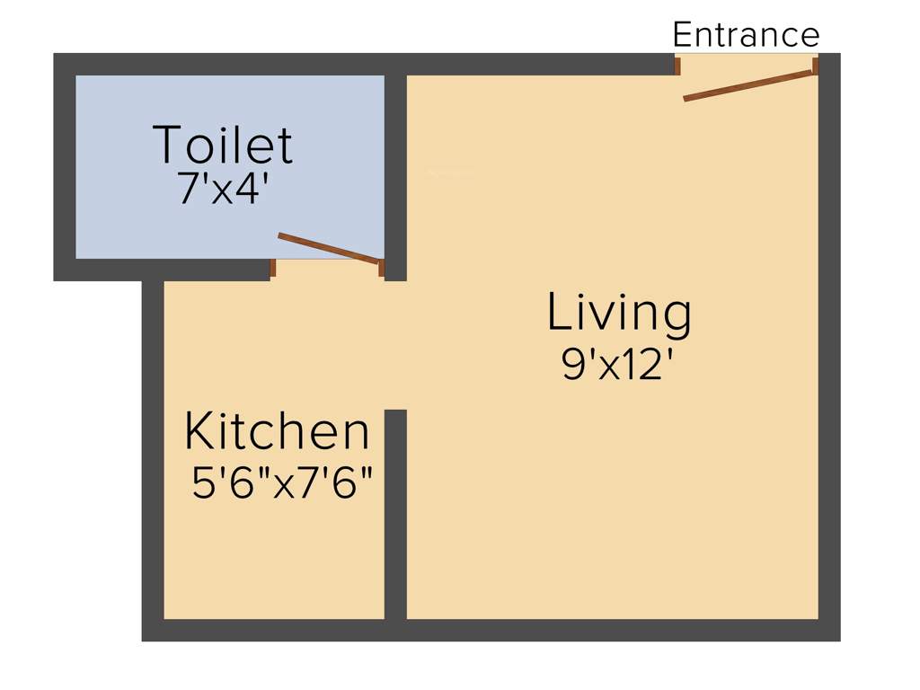 Dharti Future City (1RK+1T (291 sq ft) 291 sq ft)