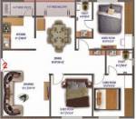 Vishwanadh Vishwanadh Avenues (3BHK+2T (1,380 sq ft) 1380 sq ft)