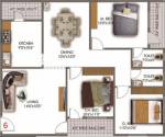 Vishwanadh Vishwanadh Avenues (3BHK+2T (1,525 sq ft) 1525 sq ft)