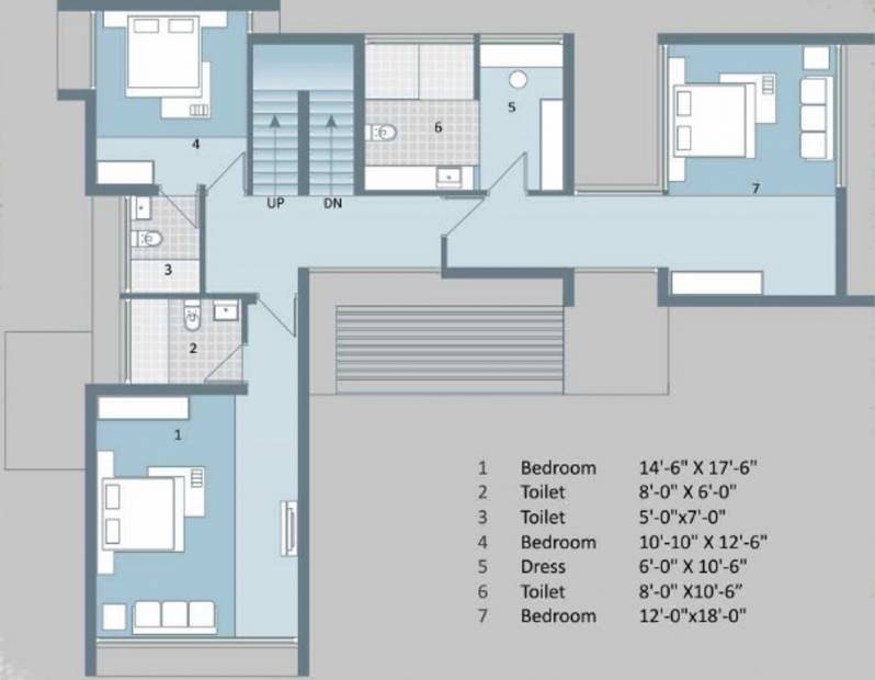 Dharmaja Shivesh 918 (4BHK+4T (1,650 sq ft) 1650 sq ft)