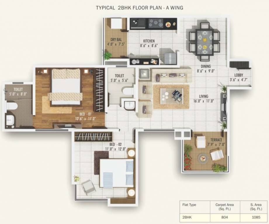  pebbles ii Floor Plan Floor Plan