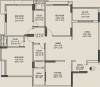 Pride Enchanta II (3BHK+3T (1,835 sq ft) 1835 sq ft)