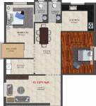 Four Hampton Square (2BHK+2T (1,071 sq ft) + Pooja Room 1071 sq ft) Four Hampton Square (2BHK+2T (1,071 sq ft) + Pooja Room 1071 sq ft)